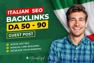 do italian backlinks on my italy da60 blog