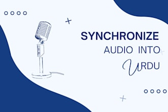 perfectly sync your audio with professional urdu voice over