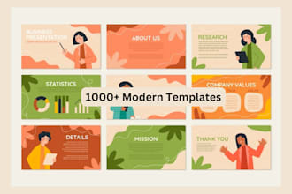 design creative and modern powerpoint presentations and ppt slides