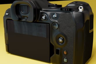 create a professional realistic 3d product design and animation