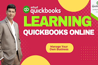 teach you quickbooks online for control your business finance
