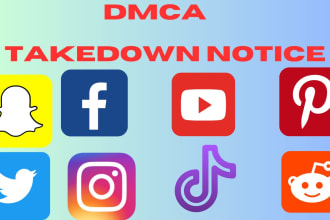 report copyright content on instagram,tiktok,youtube,facebook, twitter by dmca