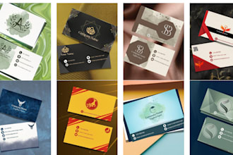 design professional modern business card