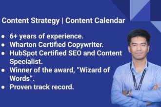 create a content strategy for you