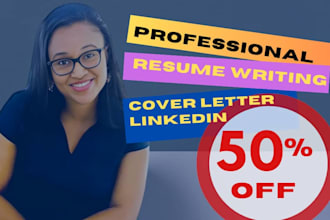 provide professional resume and cover letter writing service, linkedin