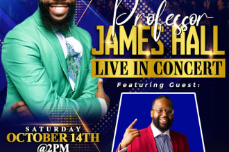 design a breathtaking church flyer, poster