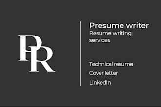 write, edit your technical CV, technical resume, cover letter