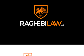 create a modern attorney and law logo