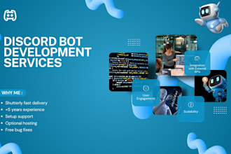 create custom discord bot in python discord bot development ai bot development