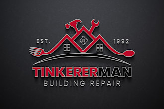 design construction or real estate logo design