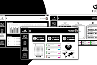 create modern software UI UX design