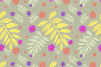 create a seamless surface pattern design