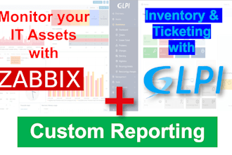 install and integrate zabbix glpi grafana