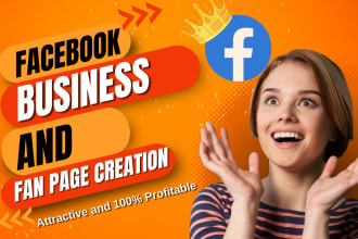 do facebook business page creation , fb fan page and set up