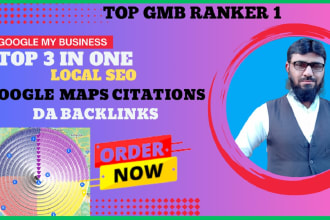 do 98,800 google maps citations for gmb ranking and local business SEO