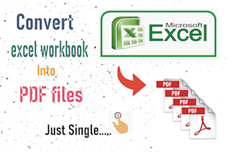 convert excel workbook into PDF files just a single click