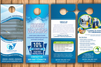 design a professional and perfect door hanger urgently