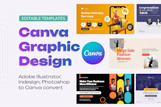be your canva design expert for social media templates or canva flyer