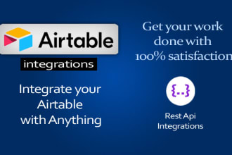 fix issues in airtable or do integrations using api