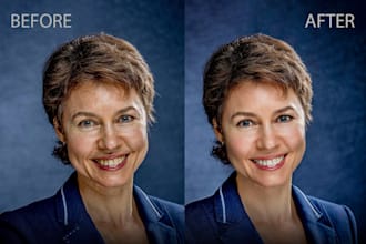 do headshot, portrait, and professional photo editing