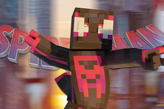 create a minecraft thumbnail for your youtube channel