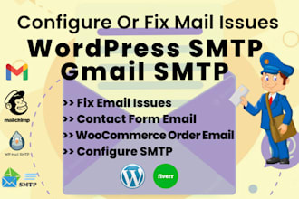 configure gmail smtp, wordpress smtp, fix email issue, contact form issue