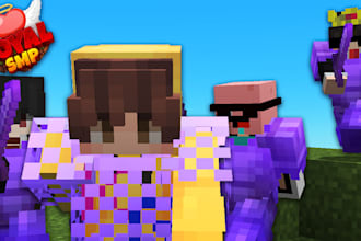make minecraft thumbnail for you