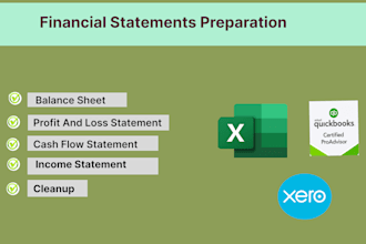 prepare financial statements, profit and loss, income statement