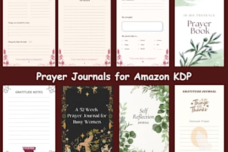 format, design prayer journal, daily devotional book, christian ebook, KDP