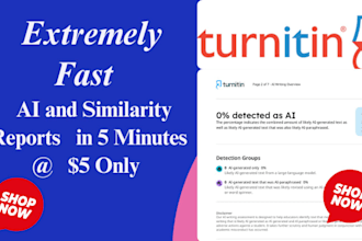issue plagiarism and ai detection reports in 10 minutes