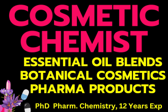 b formulate chemist for organic cosmetics and essential oil blends