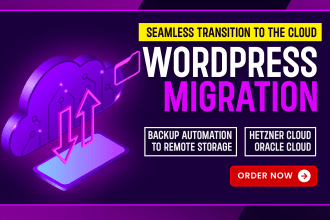 migrate or install wordpress website to hetzner or oracle