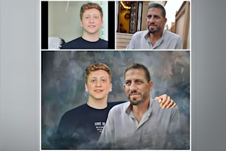 merge people in one photo, putting people together