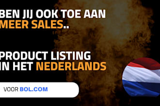 write dutch product descriptions for bol marketplace