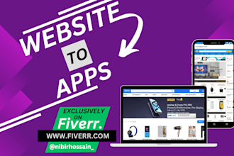 convert website to android app using webview