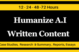 professionally humanize your ai generated content