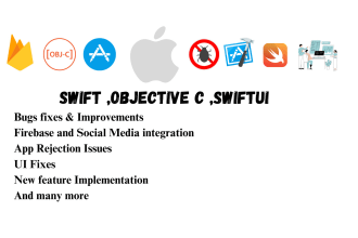 fix ios app bugs, errors, crashes