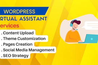 be your wordpress virtual assistant
