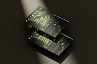 design your flyer, poster, banner, or trifold for your brand
