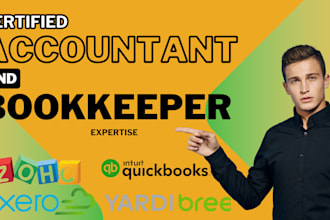 manage bookkeeping in quickboobs, zoho, xero and excel