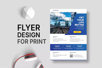 create great flyer or one pager designs
