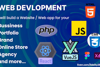 build scalable web apps using react js, vue js, laravel, PHP and livewire