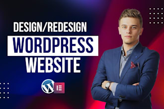 create, rebuild or redesign wordpress website or business website design