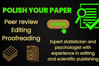 review and edit your social science manuscript
