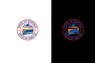 provide an adventure and travel, emblem logo