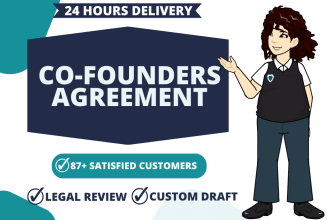 draft co founders agreement for startups