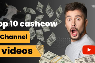 do youtube top 10 videos and faceless cash cow video editing