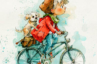 make hand drawn watercolor book illustration hand drawn watercolor illustration