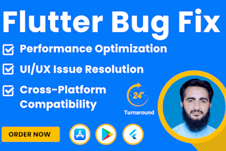 fix flutter app bugs, flutter bugs, flutter fixes, UI bugs