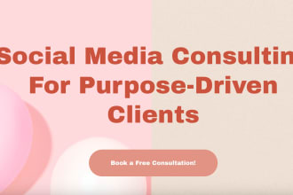 provide social media strategy, create original content